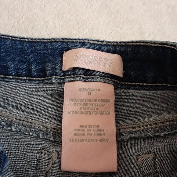 Bundle of 2 Girl's Size 8 Denim & Chino Summer Shorts - Picture 10 of 14